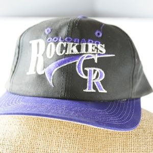 vintage colorado rockies snapback hat